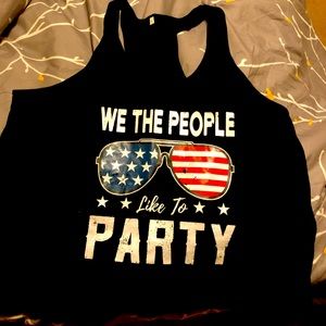 3$20 We the people like to party tank